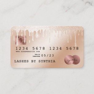 Carte de crédit Styled Driving Gold