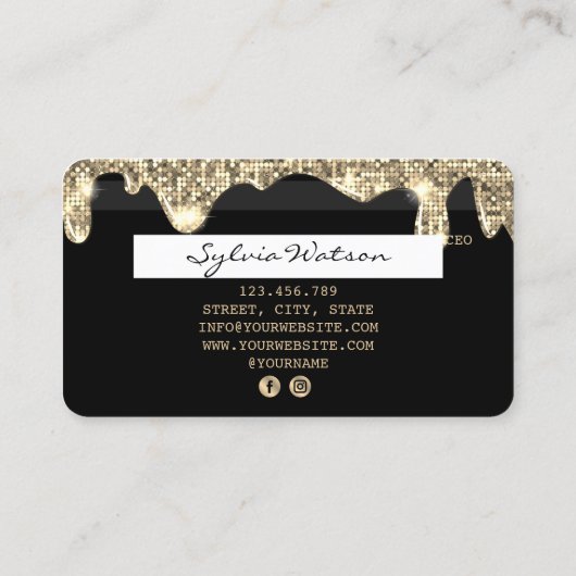 Carte de crédit Styled Driving Gold (Dos)