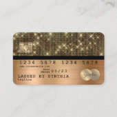 Carte de crédit Styled Gold et Black (Devant)