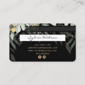 Carte de crédit Styled Green Floral (Dos)