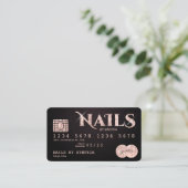 Carte de crédit Styled Nails technicien ongle art (Debout devant)