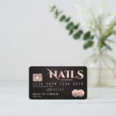 Carte de crédit Styled Nails technicien ongle art (Debout devant)