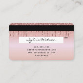 Carte de crédit Styled Rose Gold Driving Gold (Dos)