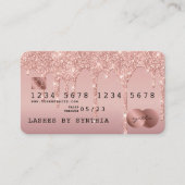 Carte de crédit Styled Rose Gold Driving Gold (Devant)