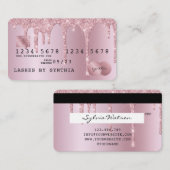 Carte de crédit Styled Rose Gold Driving Gold (Devant / Derrière)