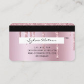 Carte de crédit Styled Rose Gold Driving Gold (Dos)