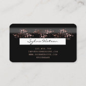 Carte de crédit Stylisé Rose Gold Ornate (Dos)