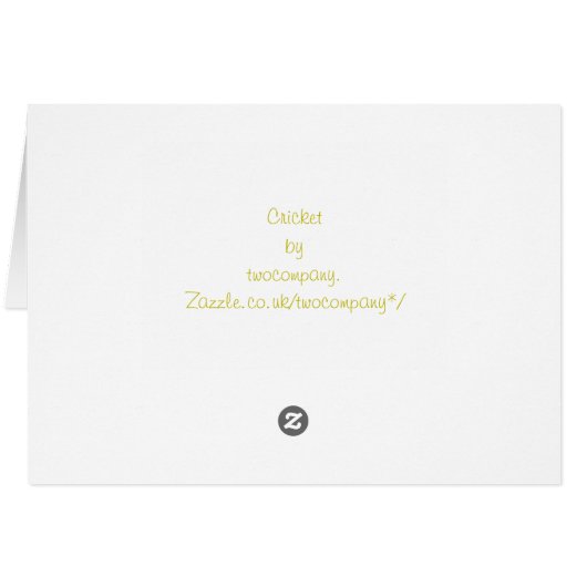 CARTE DE CRIQUE (Dos Horizontal)