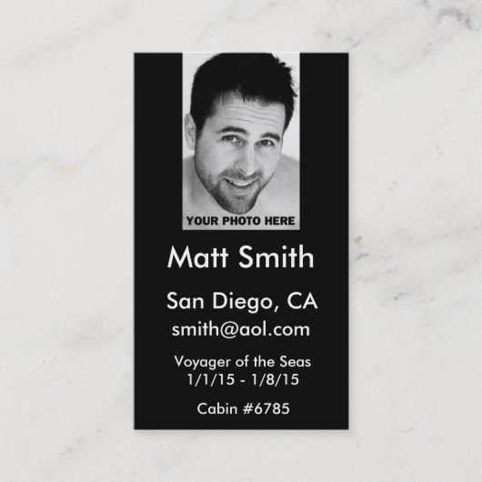 Carte de croisière (Devant)