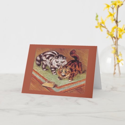 Carte de cru de chat (Fleur jaune)