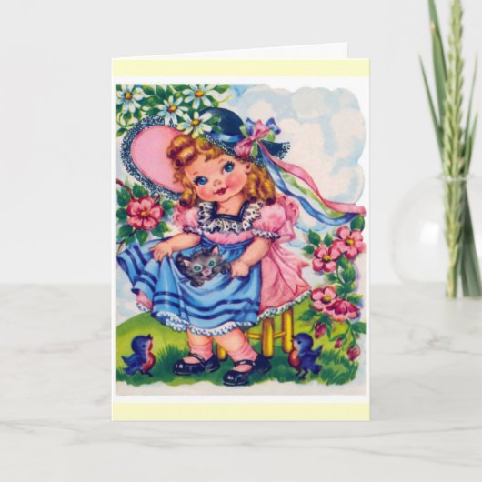 Carte de cru de petite fille (Devant)