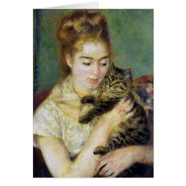 Carte de cru de Renoir de chat (Devant)