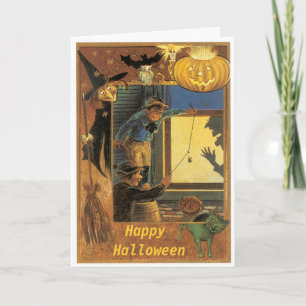 Carte de cru d'espiègles de Halloween