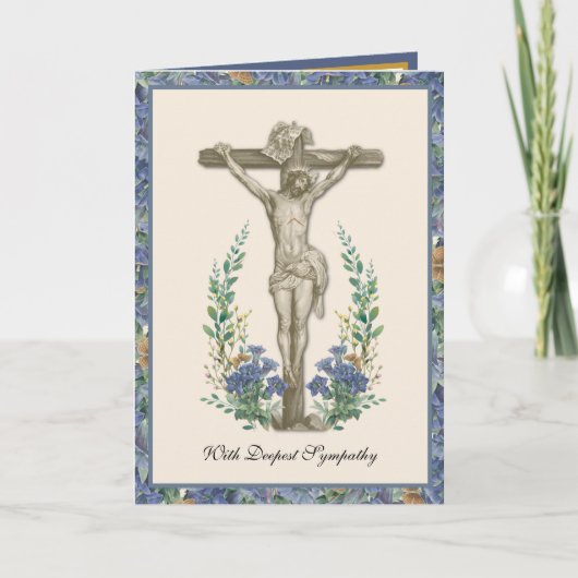 Carte de Crucifix traditionnelle catholique Sympat (Devant)