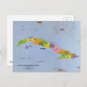 Carte de Cuba, Unités administratives cubaines (19 (Devant / Derrière)