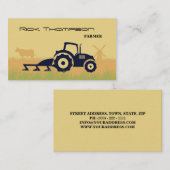 Carte de cultivateur de propriétaire foncier agric (Devant / Derrière)