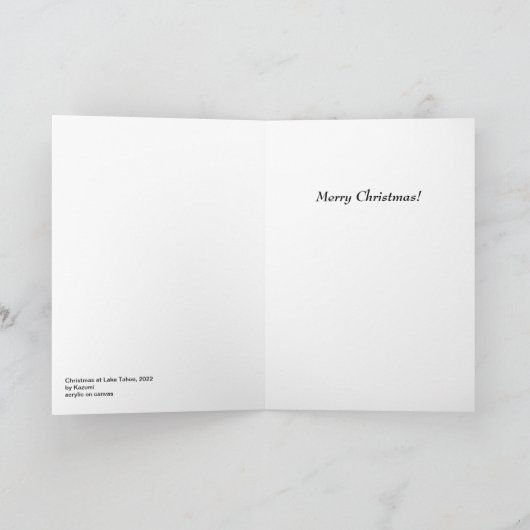 Carte de Cupcake de Noël #4 (Intérieur)