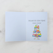 Carte de cupcakes aquarelle pour anniversaire néer (Intérieur)