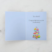 Carte de cupcakes Watercolor Graduation (Intérieur)