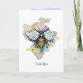 Carte de Cute Bee and Rainbow (Devant)