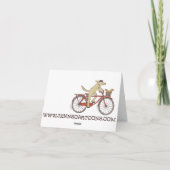 Carte de dachshund mignon | Carte de vœux pour amo (Dos)