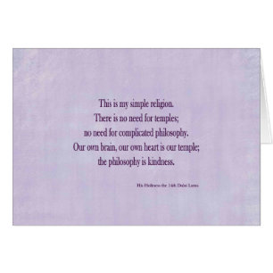 Carte de Dalai Lama