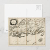 Carte de Dalmatie, Croatie Côte & Îles (1780) (Devant / Derrière)