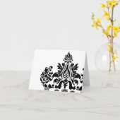 Carte de damassé (Fleur jaune)