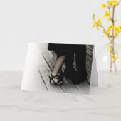 Carte de danse lente (Fleur jaune)