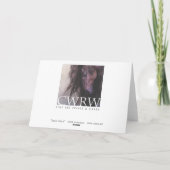 Carte de danse sur neige (Dos)