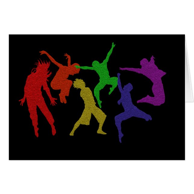 Carte de danseurs (Devant horizontal)