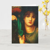 Carte de Dante Gabriel Rossetti Greensleeves (Fleur jaune)