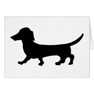 Carte de Daschund Greating
