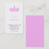 Carte de date de jeu de la fille de la Couronne ro (Devant / Derrière)