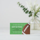 Carte de date de jeu de terrain de football (Debout devant)