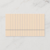 Carte de date d'échéance de la bibliothèque RSVP (Dos)