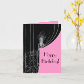 Carte de ~ de plat de mode de rideau (Fleur jaune)