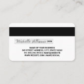 Carte de débit | Arrière - plan géométrique indust (Dos)