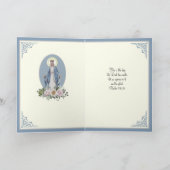 Carte de début de la graduation de la Vierge Catho (Intérieur)