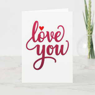 Carte de déclaration d'amour