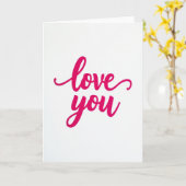 Carte de déclaration d'amour romantique (Fleur jaune)