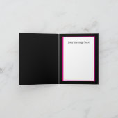 Carte de déclaration de bébé mignon avec message (Intérieur)