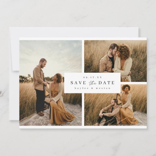 Carte de déclaration de date de mariage avec photo (Devant)