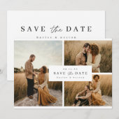 Carte de déclaration de date de mariage avec photo (Devant / Derrière)