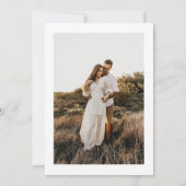 Carte de déclaration de date de mariage moderne av (Dos)