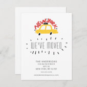 Carte de déclaration de déménagement fun New York (Devant / Derrière)