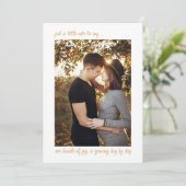 Carte de déclaration de grossesse avec photo verti (Debout devant)