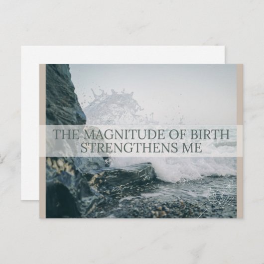 Carte de déclaration de naissance (Devant / Derrière)