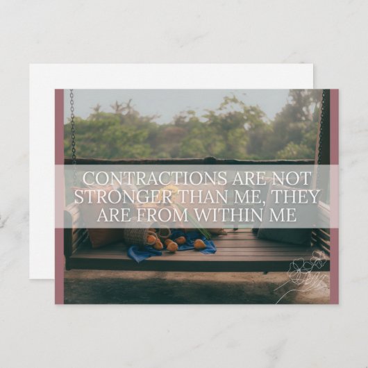 Carte de déclaration de naissance (Devant / Derrière)