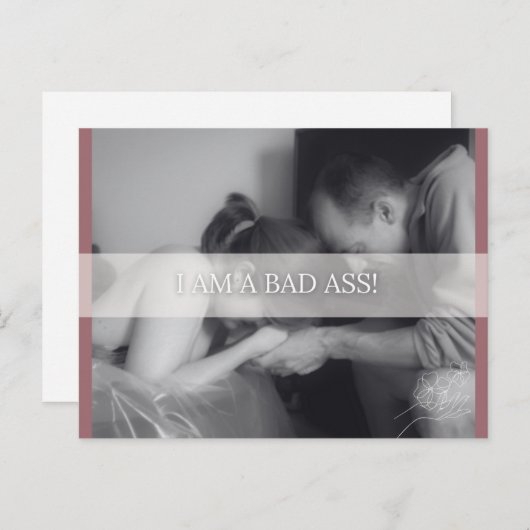 Carte de déclaration de naissance (Devant / Derrière)